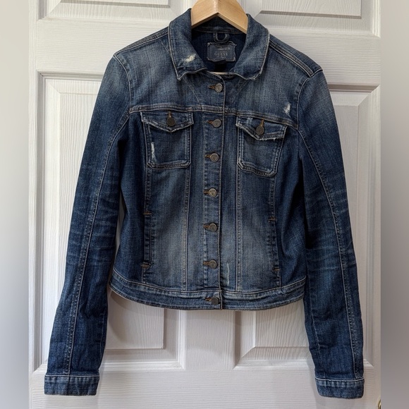 Guess Jackets & Blazers - Vintage Guess Denim Brittney Jacket size Large
